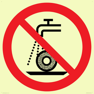 Prohibition: Do not use for wet grinding